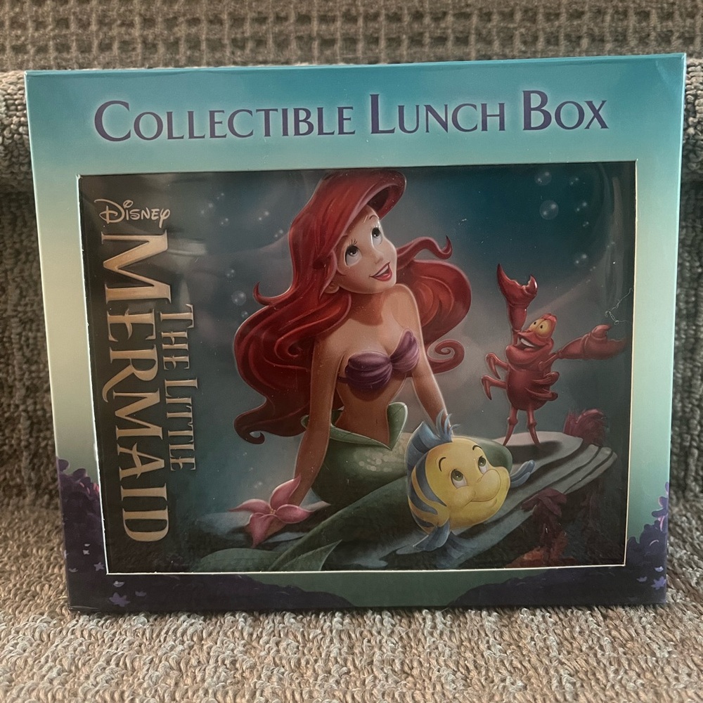 Disney's The Little Mermaid Metal Tin Lunch Box Collectible BRAND NEW LIMITED ED